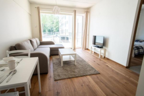 Nordic-style 1BR apartment with tremendous terrace in Tallinn